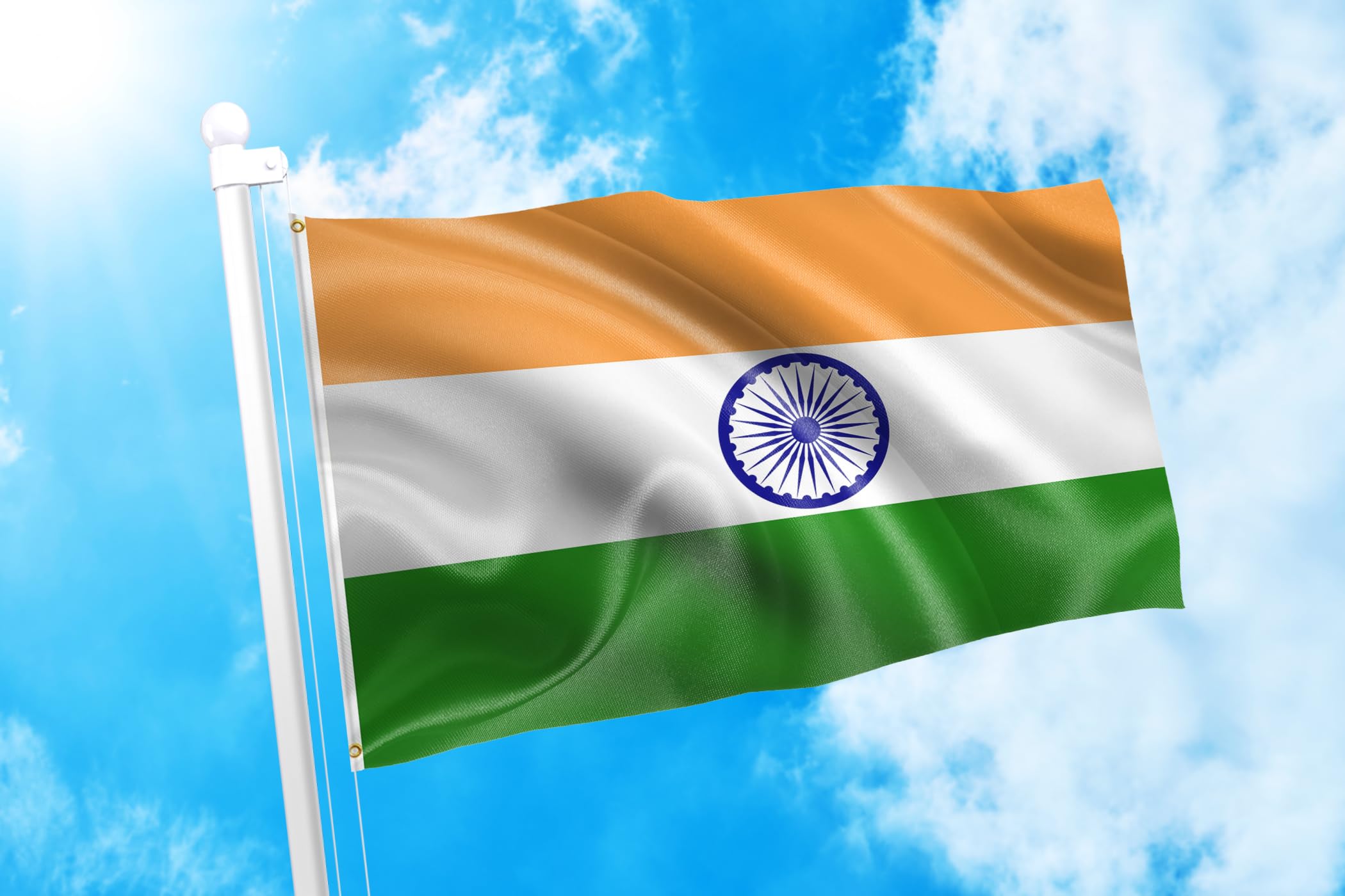 風着 Ｃｏｌｏｒｓ　ｏｆ　Ｉｎｄｉａ Amazon.com : YongFoto India Flag 2.5x4ft 100% Polyester