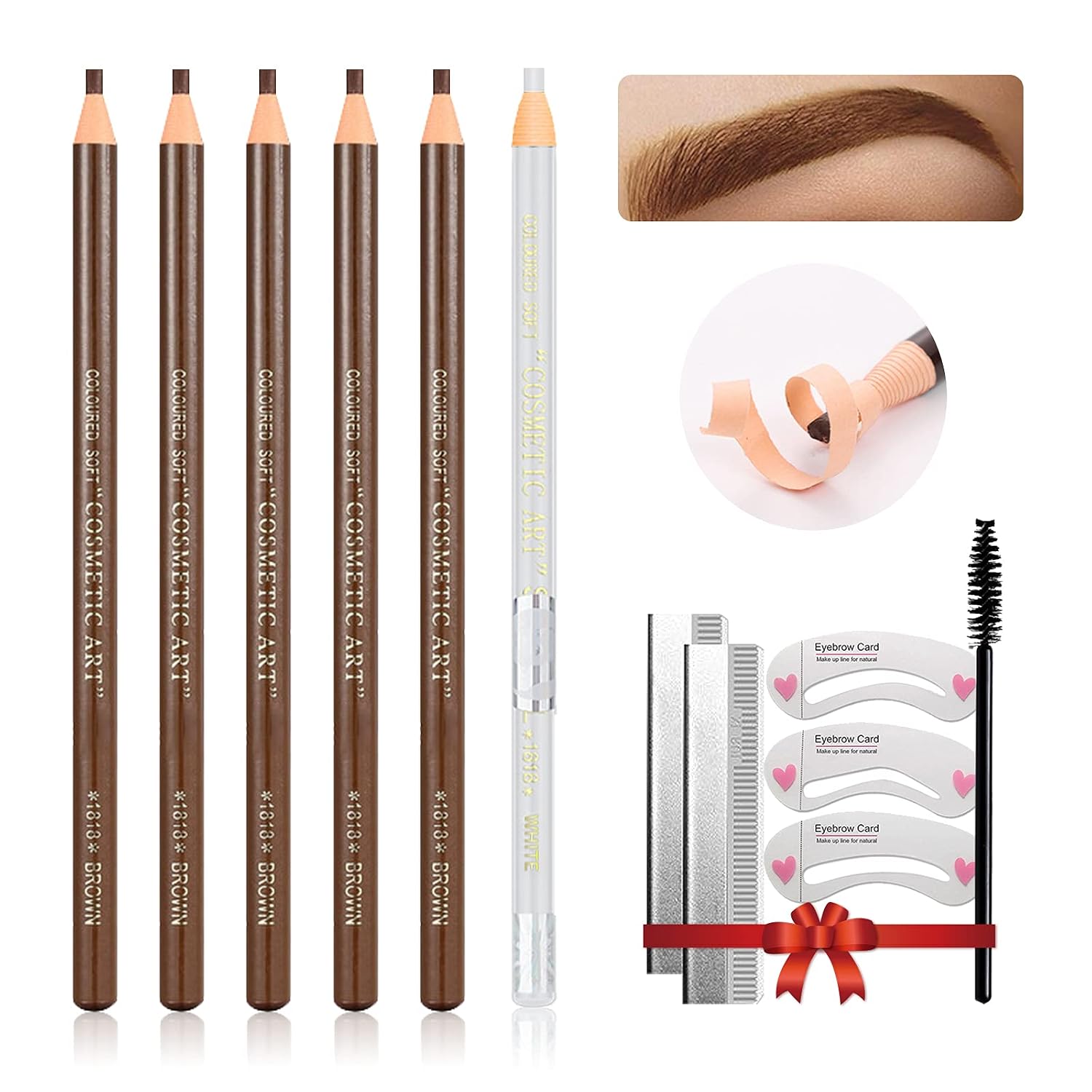 Waterproof Eyebrow Pencil Set - Microblading Makeup Kit