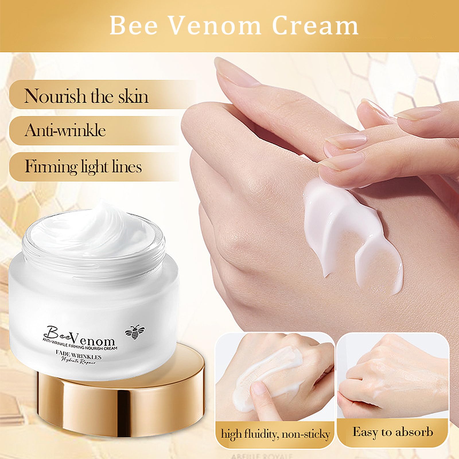 Amazon.com: Bee Venom Cream with Manuka Honey, Bee Venom Skin