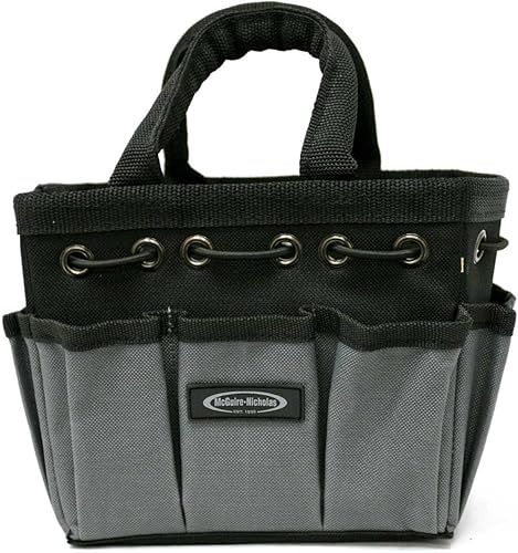 McGuire-Nicholas Mighty Bag - Bolsa compacta de almacenamiento de herramientas, 7 pulgadas, color gris