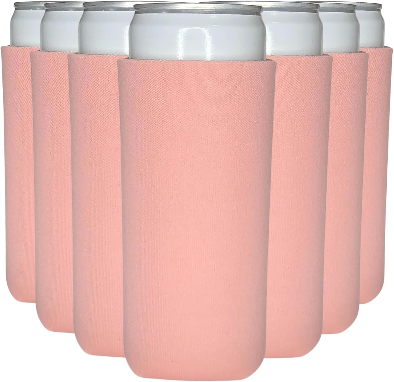 TahoeBay Blank Can Cooler Sleeves in Bulk, Regular, Multicolor, 8-Pack