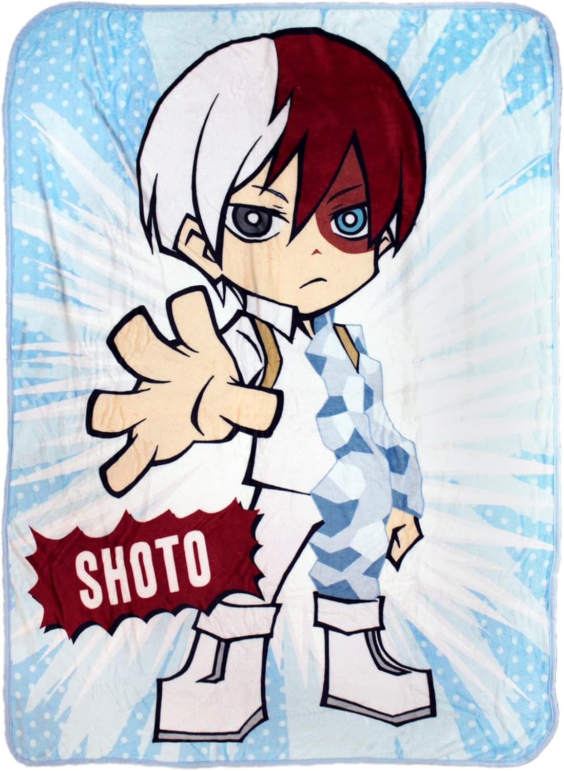 My Hero Academia Shoto Todoroki 45 x 60 Inch Fleece Throw Blanket