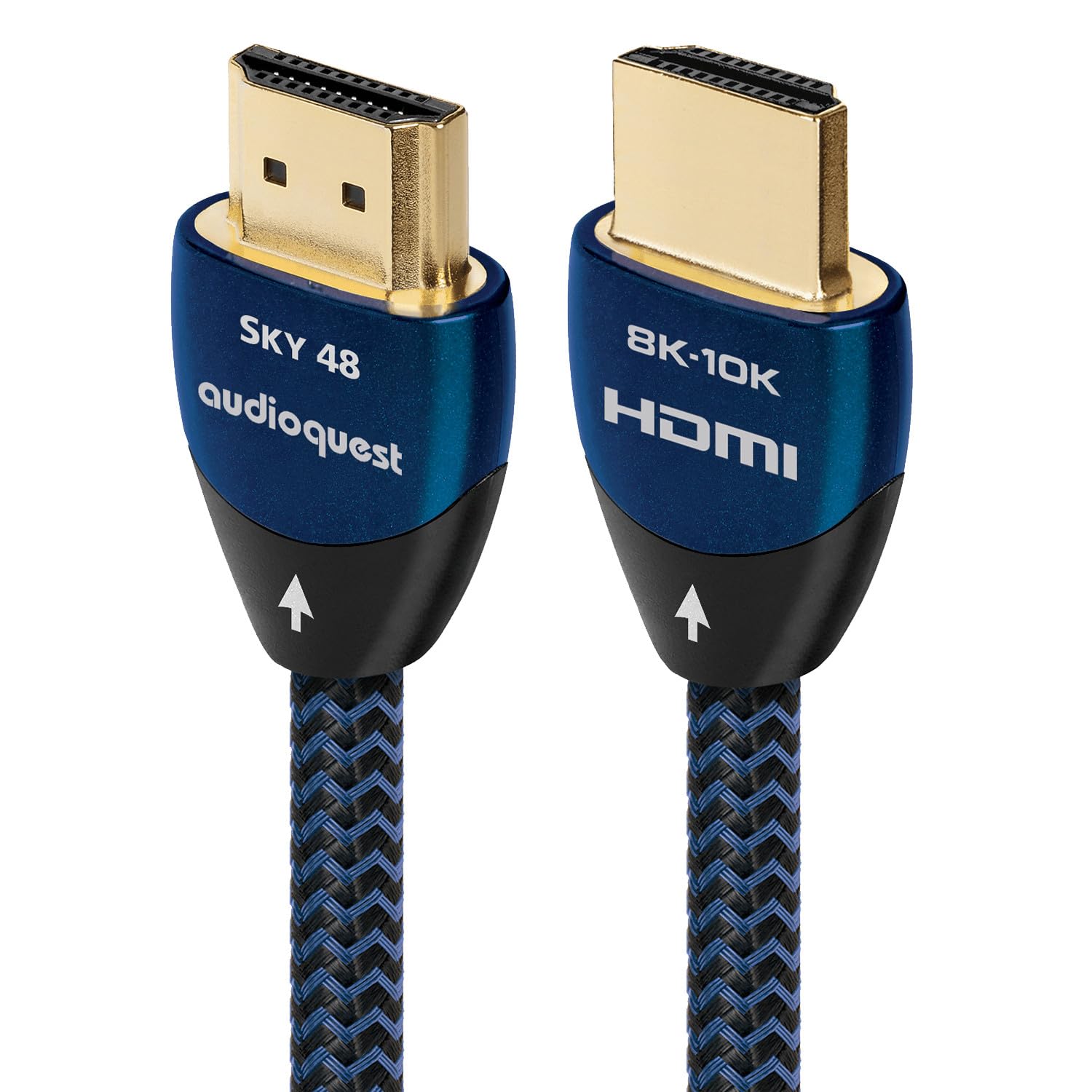 AudioQuest Sky 48 2.1 HDMI Cable - 8K/10K Ultra HD, Gaming, High-Speed, 48Gbps, HDR, eARC - 0.75m