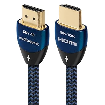 AudioQuest Sky 48 2.1 HDMI Cable - 8K/10K Ultra HD, Gaming, High-Speed, 48Gbps, HDR, eARC