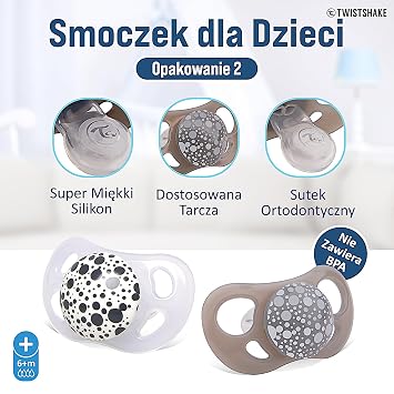 Twistshake Pacifier / Dummy 6+ Months - Pack of 2