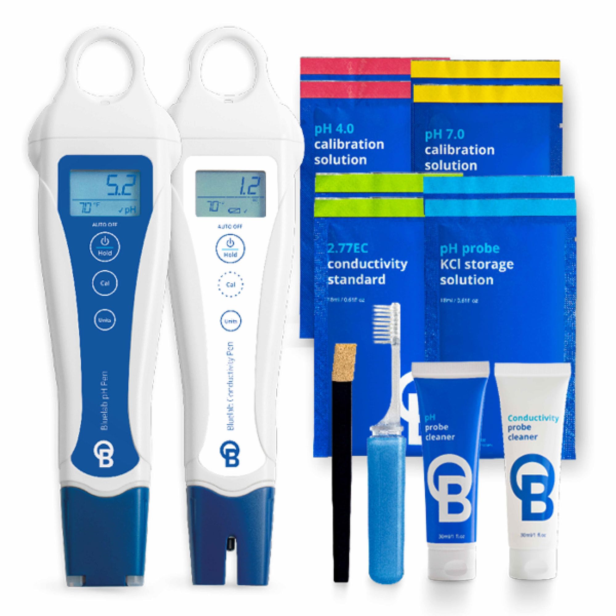 Bluelab pHペンメーターとプローブケアキット 植物 Bluelab PENSTP pH and Conductivity Starter Pack - Precision