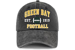 Green Bay Packers Football Hat for Men: Authentic NFL Gear for Gameday