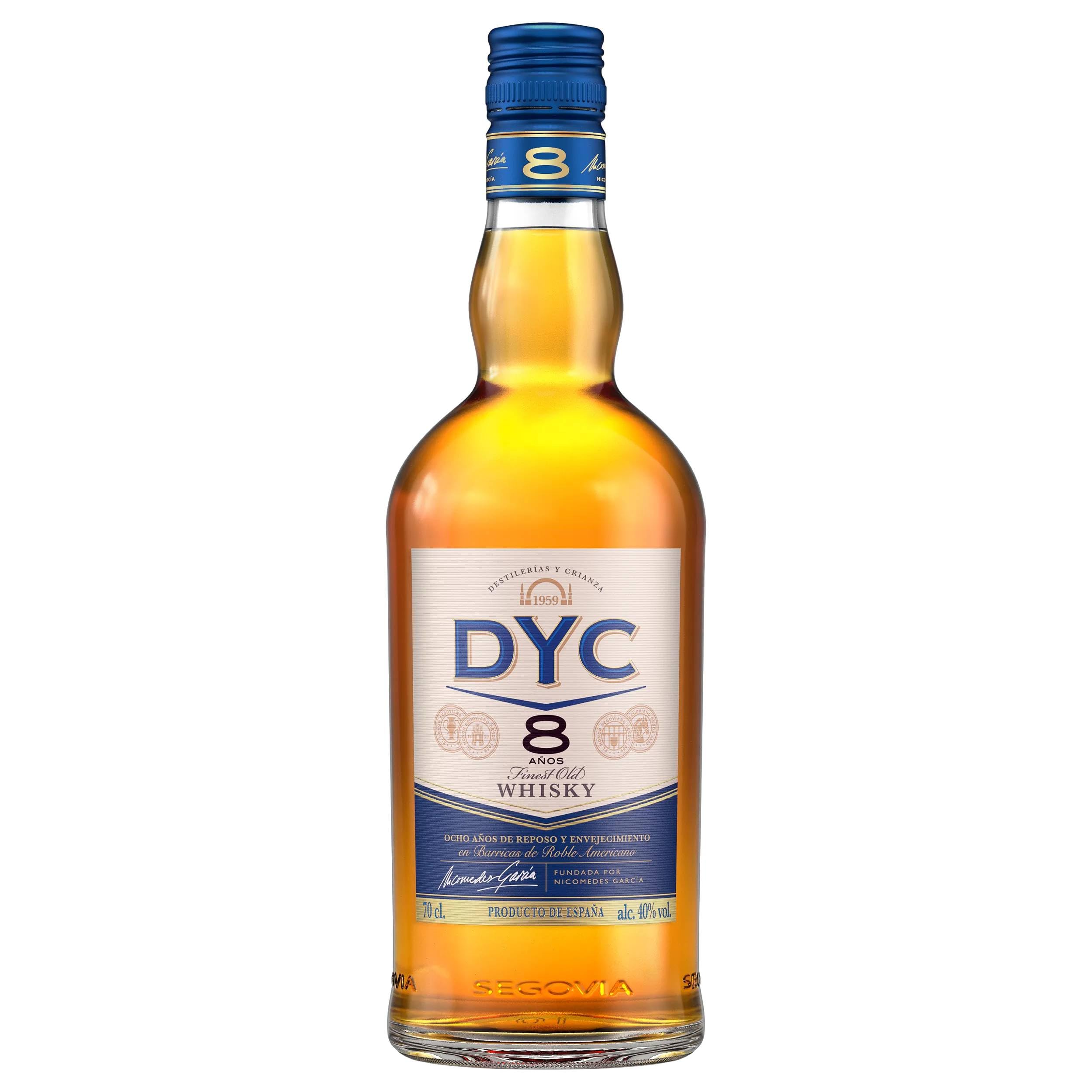 Whisky DYC 8 Años 70cl.