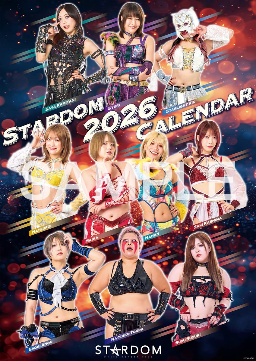 Amazon | STARDOM（スターダム） CALENDAR 2026 壁掛けカレンダー JH-1
