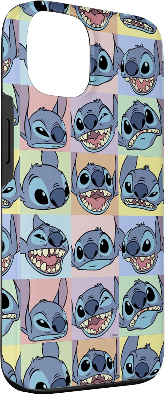 Disney Lilo & Stitch Many Faces of Stitch Pop Art Case for iPhone 13 - Image 3
