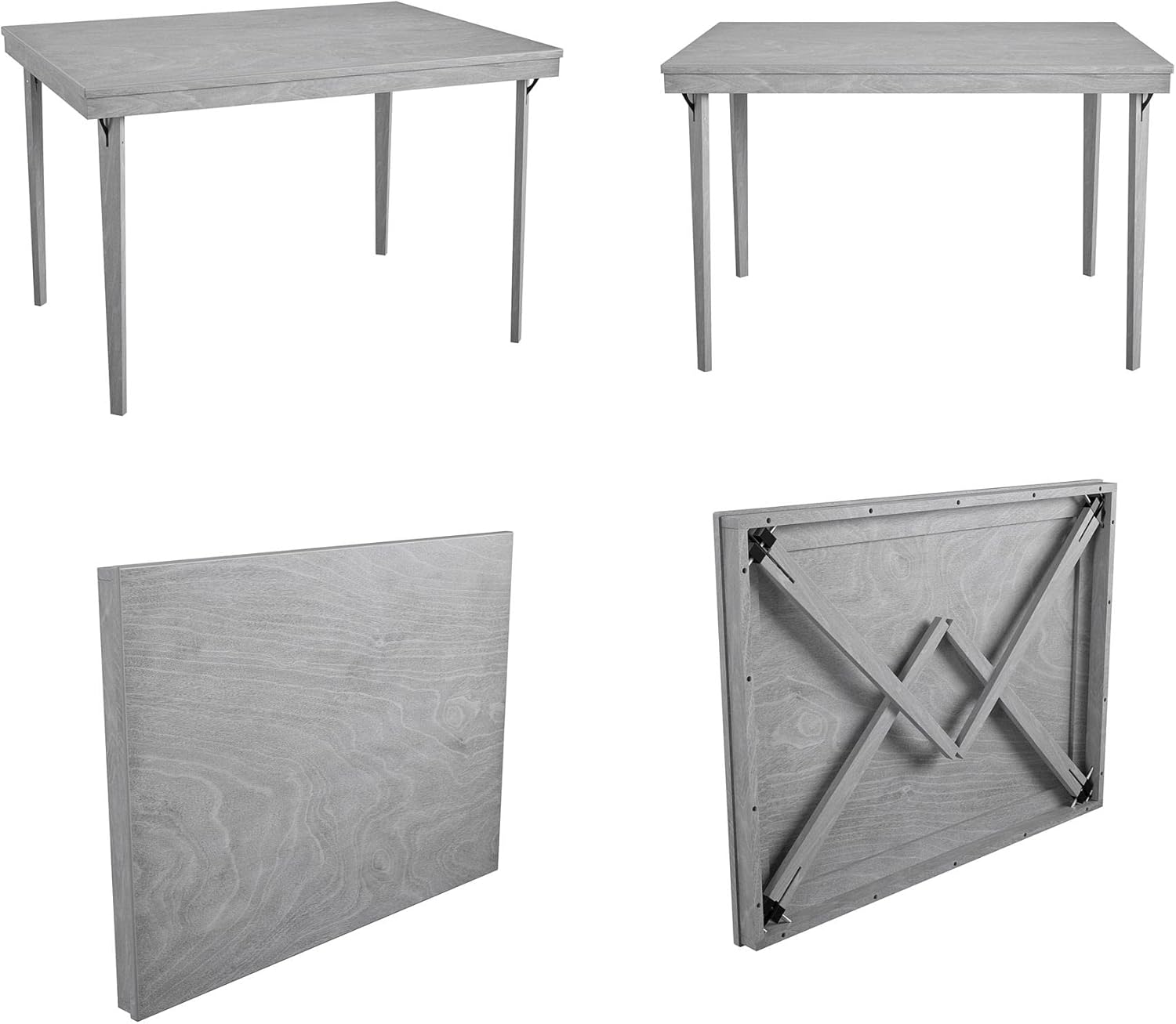 Lucite Tables Cosco 32" Wood Folding Table Espresso/Black Home