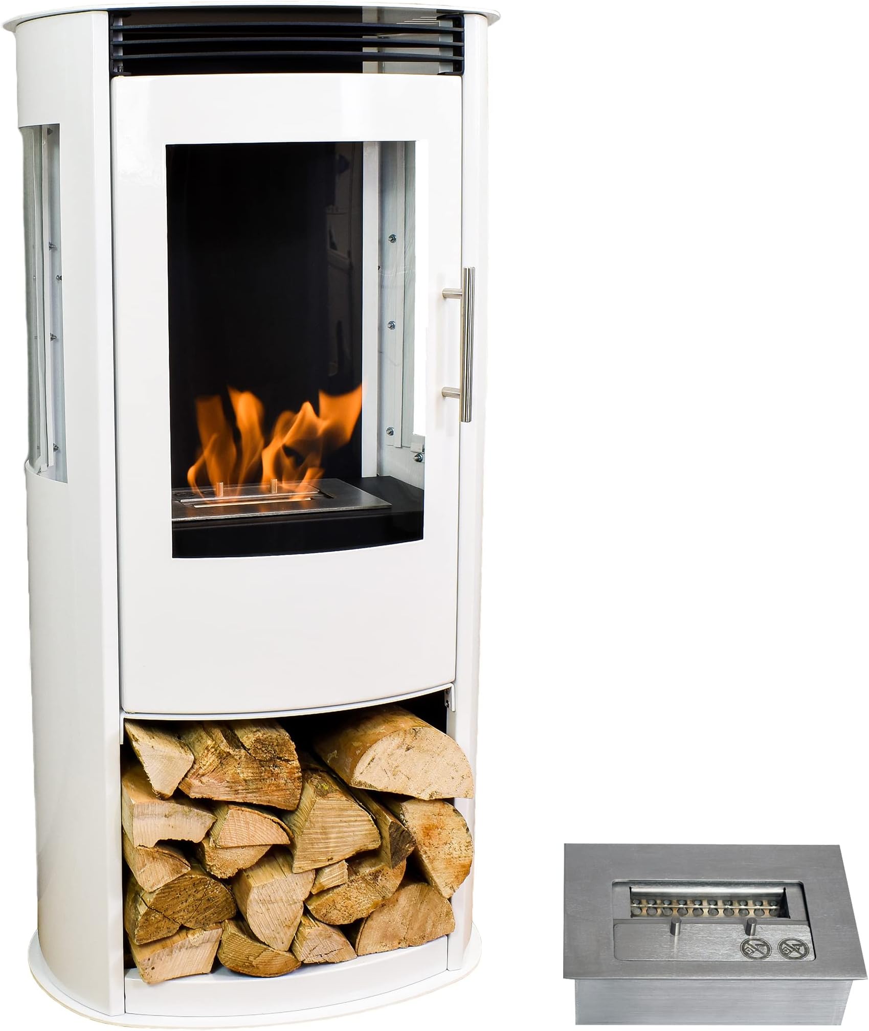 L Ash Rake Scraper, Shovel & Gloves Wood Burner Fire Coal Steel