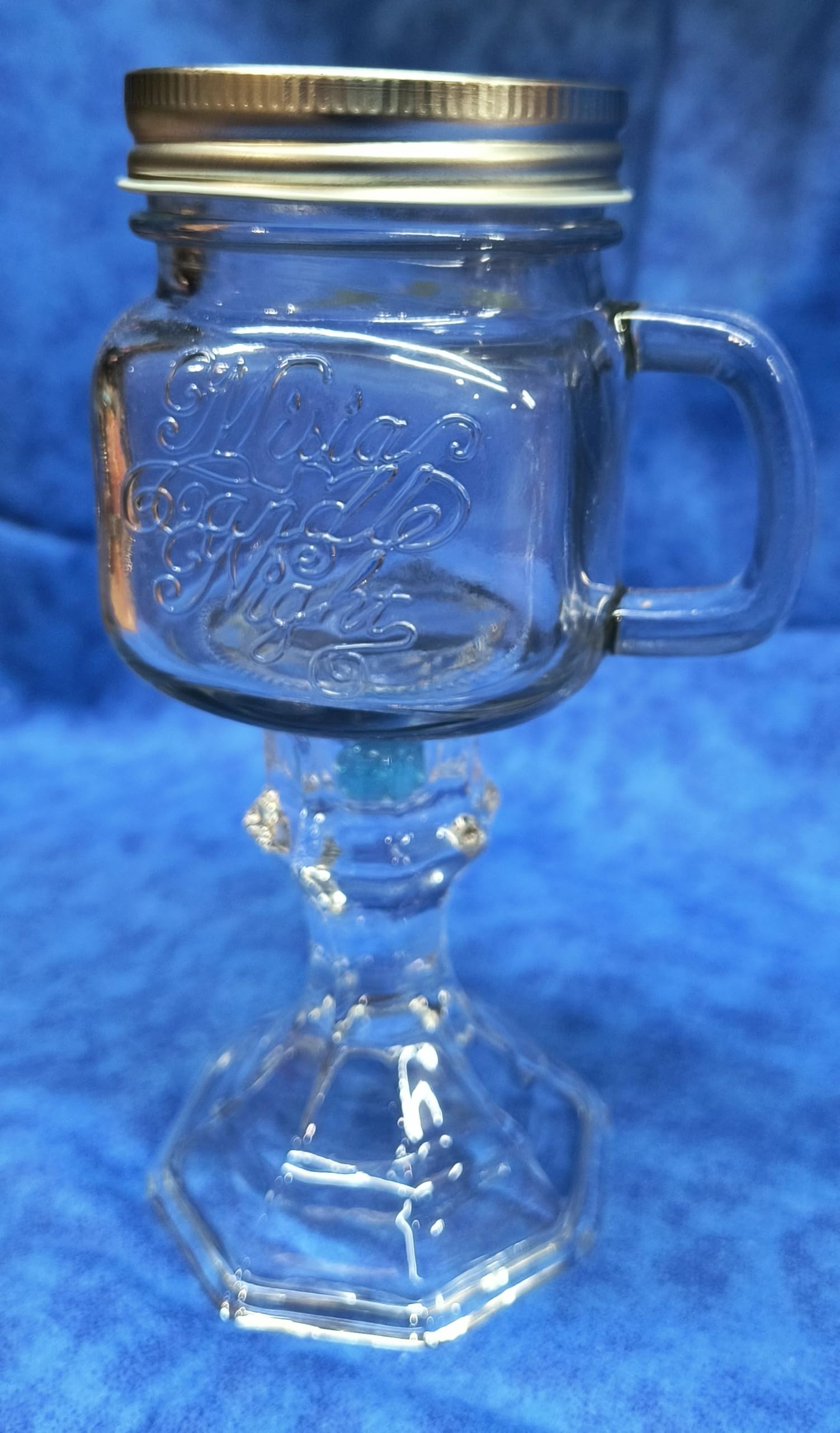 Amazon.com | Redneck Wine Glass One of the Only Wine Galsses With a Lid.  Set of 2 Mug with a Handle: Wine Glasses