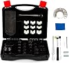 Ring Bender Tool for Spoon Rings Heavy Duty, Spoon Ring Making Kit,Ring Bending Machine for Jewelry Making, with Ring Sizer Measuring Tool Set (Ring Sizer, Ring Mandrel),Rubber Hammer,Ring Size Gauge