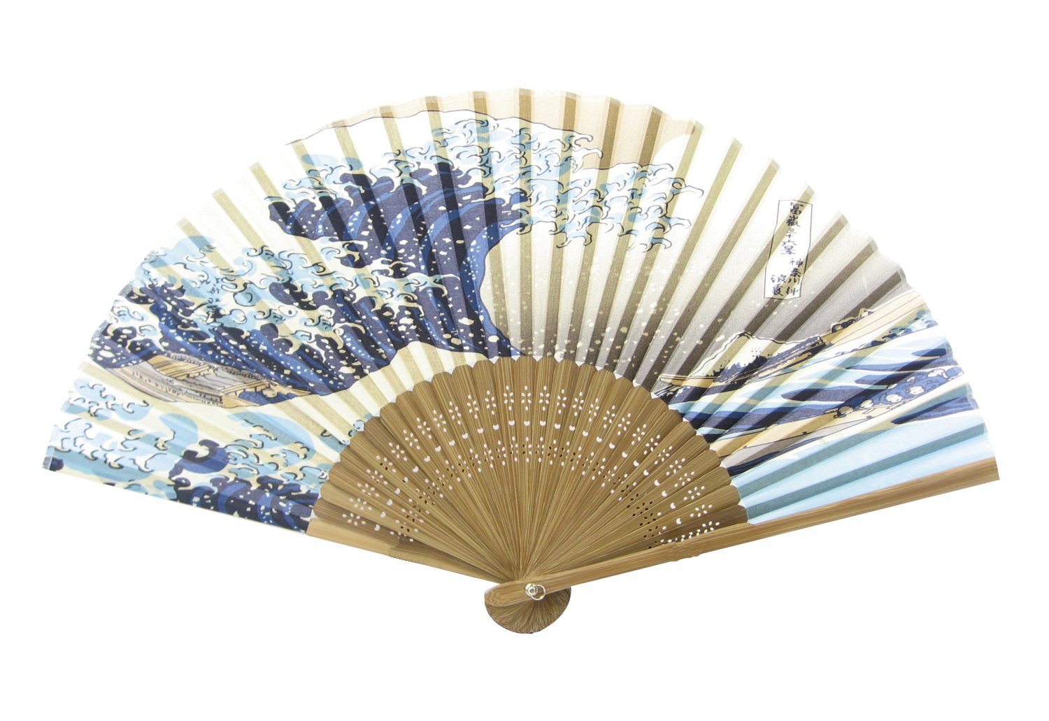 Amazon.co.jp: シルク扇子 神奈川沖浪裏 504-904 : Clothing, Shoes