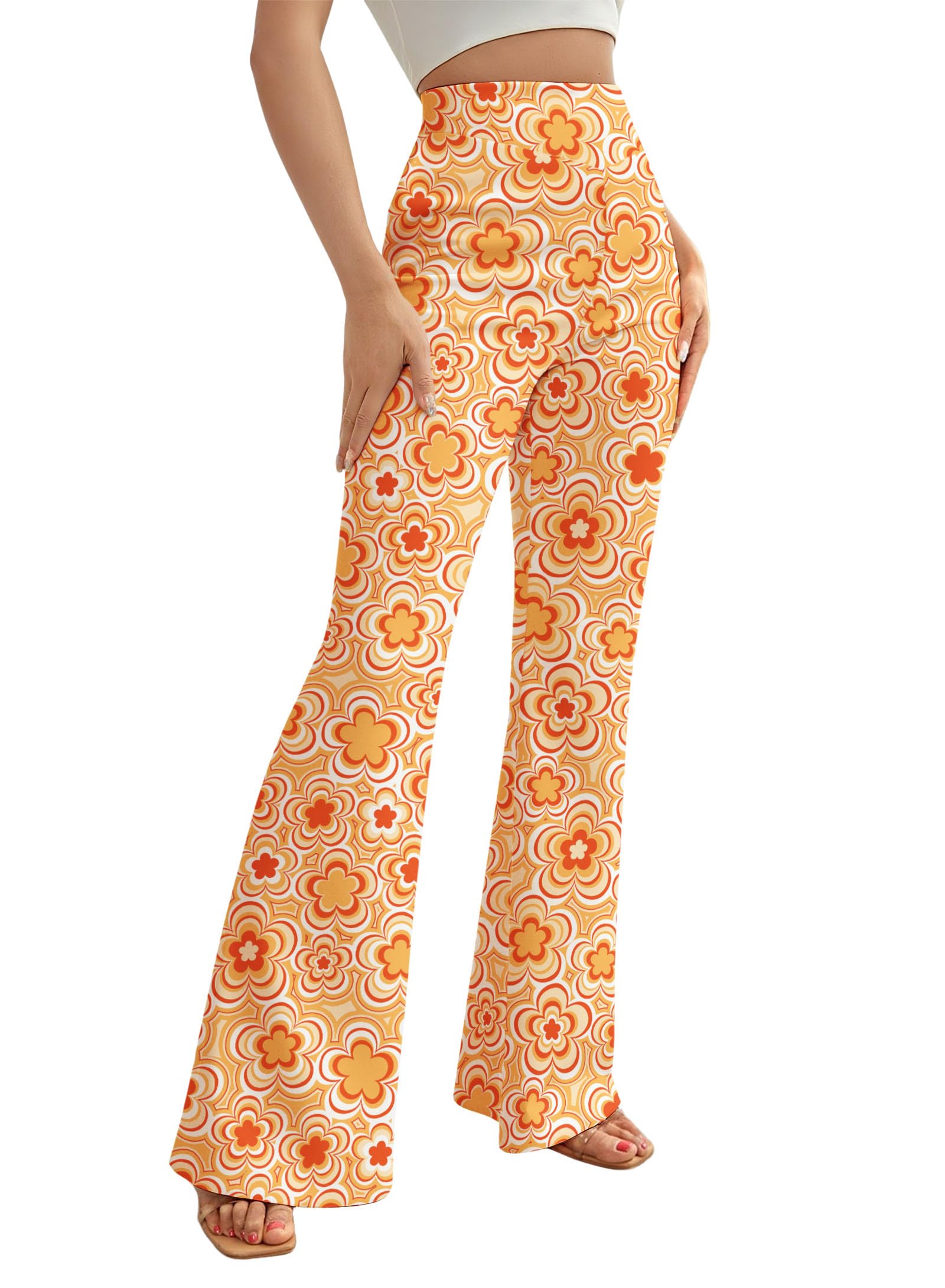 fitted lace wedding dress Ladies Flower Power Hippie Trousers 60s 70s Fancy Dress Costume Hippy