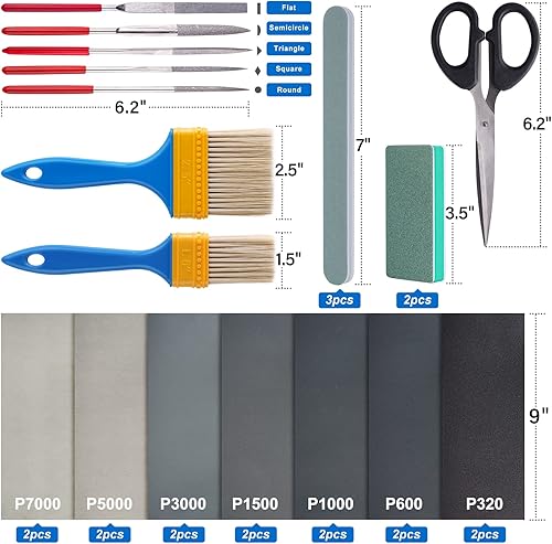 Miniatura 3 de LET'S RESIN - Juego de 33 piezas de pulido de resina y tazas medidoras de silicona de 15.2 fl oz