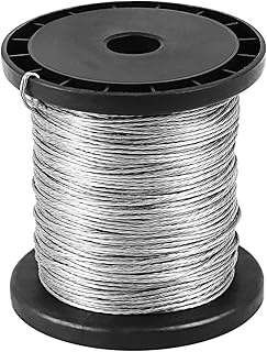 Aluminum Magnesium Alloy Wire 14 Gauge 328ft (100m) - Diameter 1.6mm Wire for Electric Fence | High Conductivity & Durability