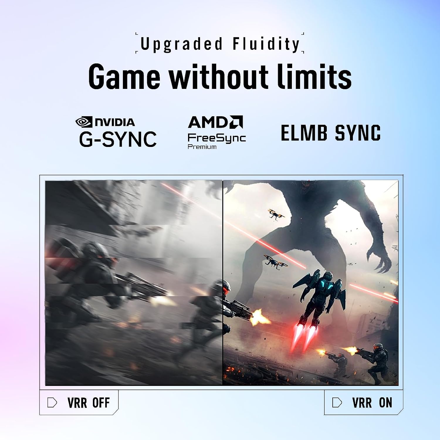 ASUS 24.5" FHD Gaming Monitor, Fast IPS Display, 310Hz, 0.3ms, G-SYNC Compatible, FreeSync Premium, ELMB Sync, 99% sRGB, AI-Powered Gaming Enhancements, Bult-in Speaks, HDMI, DisplayPort