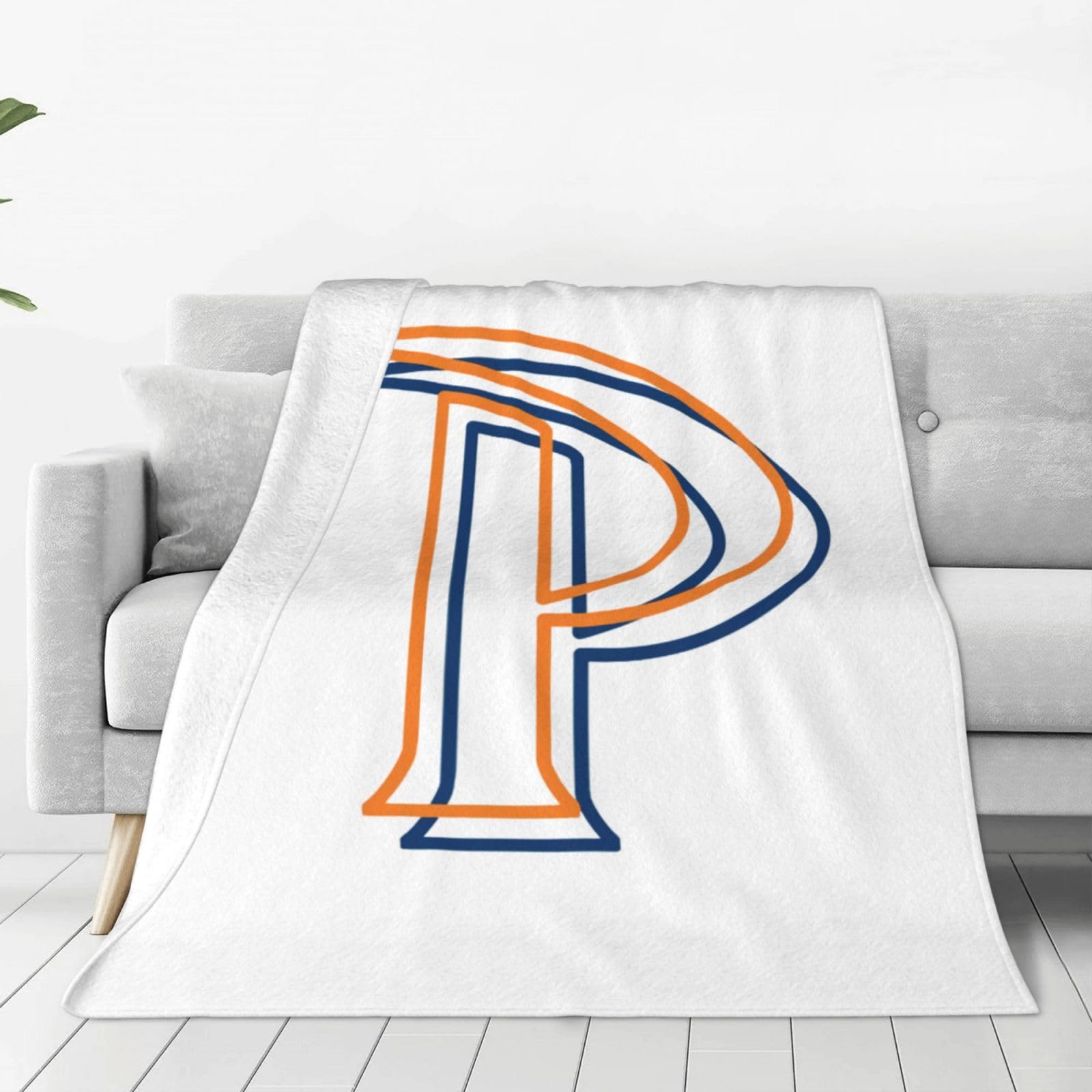 XRPUONG Pepperdine Waves University Fleece Blanket, Very Soft Microfiber Flannel Blanket for Couch Warm and Cozy for All Seasons