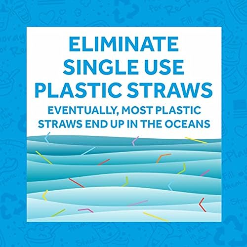 Miniatura 5 de Re Play Paquete de 2 vasos reutilizables para niños pequeños con pajita, aptos para lavavajillas, hechos de jarras de leche recicladas con pajitas