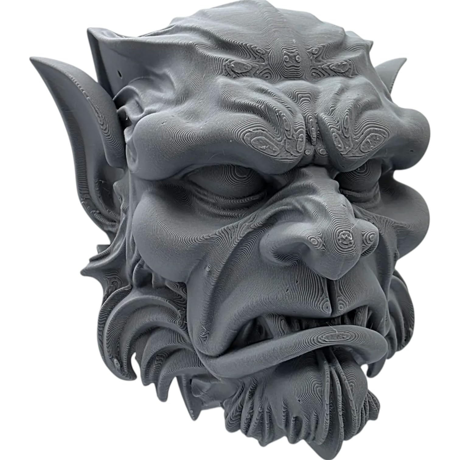 Amazon.com: Scowling Gargoyle Wall Art – Gothic Demon Mask for