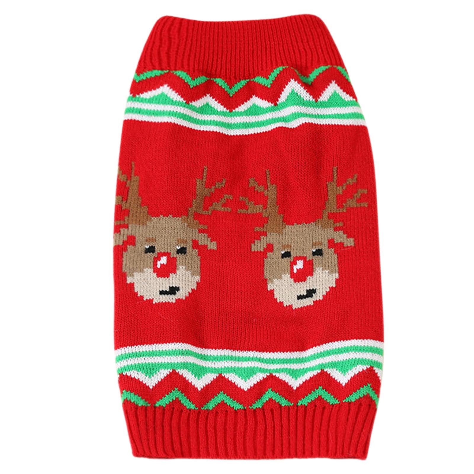 Weihnachtspullover Für Hunde & Katzen – Warme Strickware Mit Weihnachtsmann-Muster