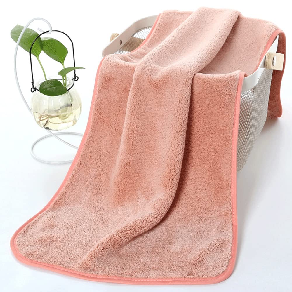 Serviette de main en ouatine de corail simple et douce pour adulte