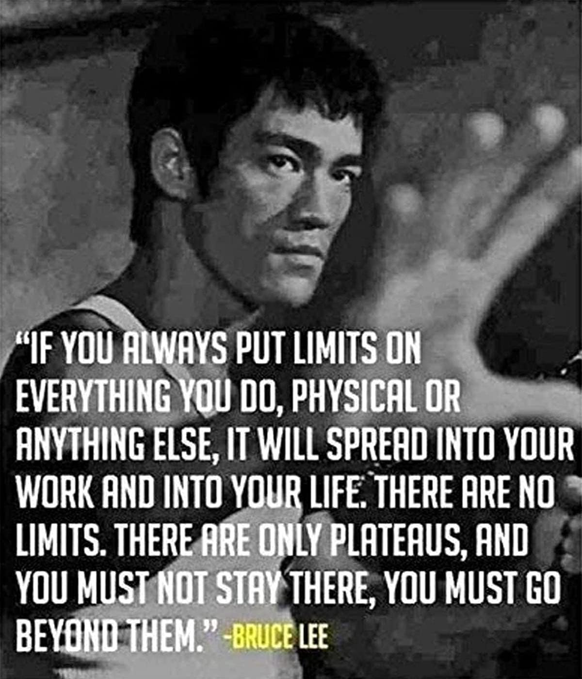GenericIf You Always Put Limits Bruce Lee'S Quotes Poster 12 X 14 Inches Rolled Poster Allure E-Shop