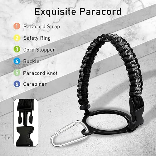 Miniatura 4 de XccMe Botellas de agua de 22 onzas, botella de agua aislada, botellas de agua de acero inoxidable, botella de agua de metal de doble pared con