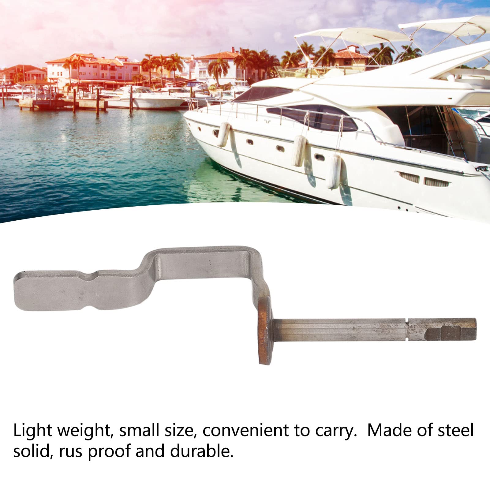 OUKENS Boat Outboard Engine Tilt Lever, 66M?43630?00 Accessory, Boat Motor Tilt Rod Heavy Duty Practical Alternative Boat Motor Tilt Rod Assy for 2 Stroke 15 18HP Motor