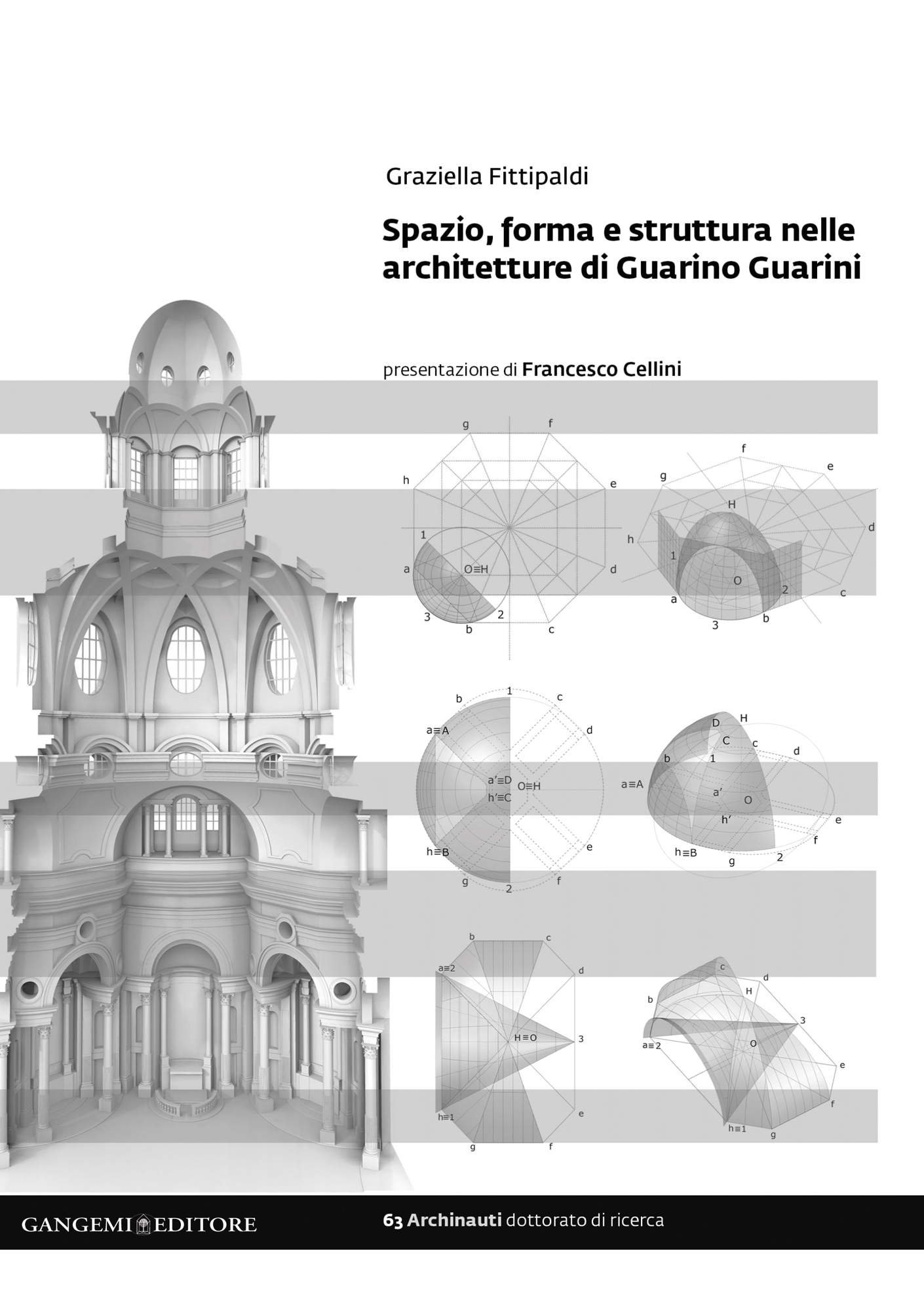 Architecture de Guarino Guarini livre d'histoire de l'art italien espace et forme