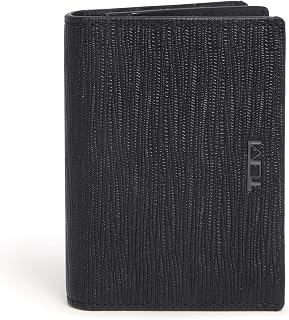 TUMI Mens Nassau Gusseted Leather Card Case