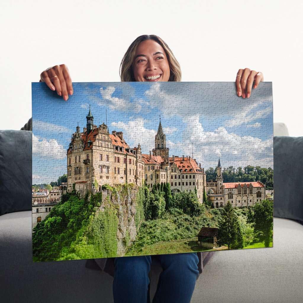Ravensburger Puzzle 12001317, Beautiful Castles: Sigmaringen Castle, 1000 Pieces Puzzle for Adults and Children from 14 Years