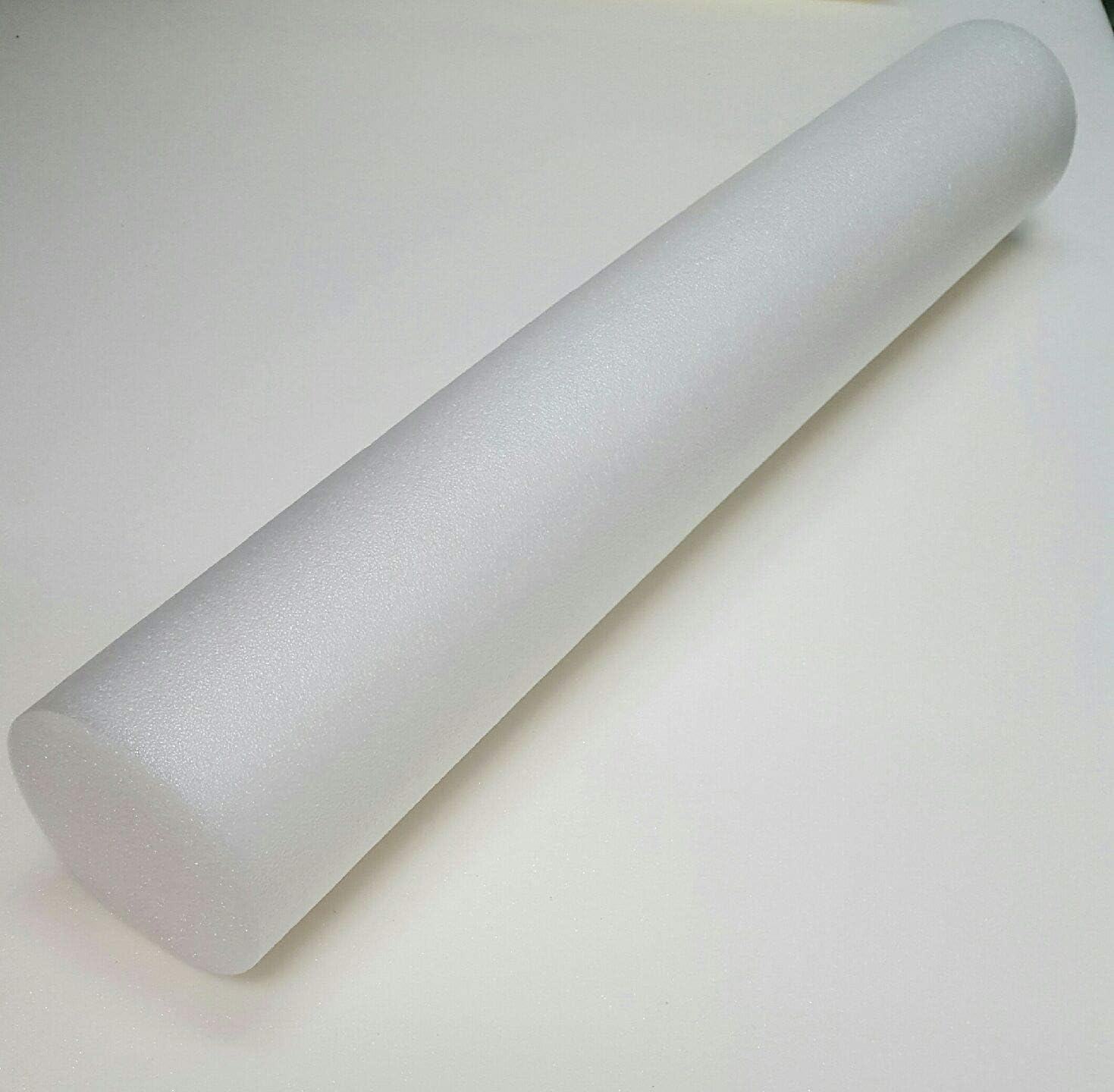 Yoga Exercise PE Foam Firm Round Bolster Roller 6"D x 36
