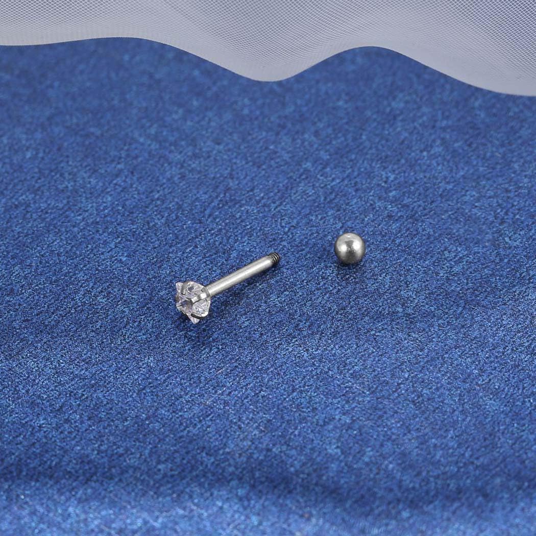 LOMISS BRINCO PIERCING HELIX CONCH PIERCING MINIBARBELL AÇO CIRÚRGICO PVD ZIRCÔNIA ESTRELA LOMISS BRINCO PIERCING HELIX CONCH PIERCING MINIBARBELL AÇO CIRÚRGICO PVD ZIRCÔNIA ESTRELA