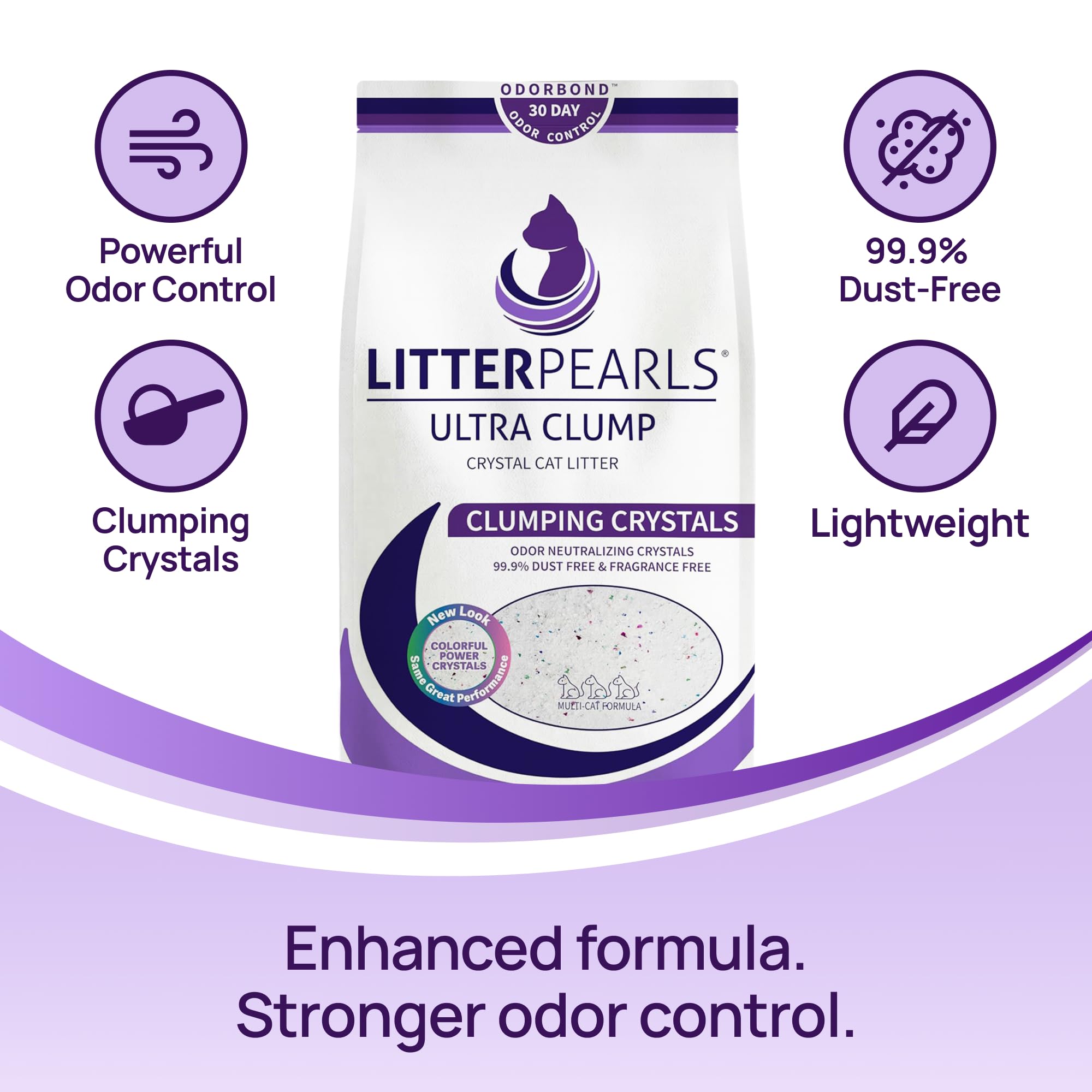 Litter Pearls Ultra Clump - Arena para Gatos (3,6 kg)