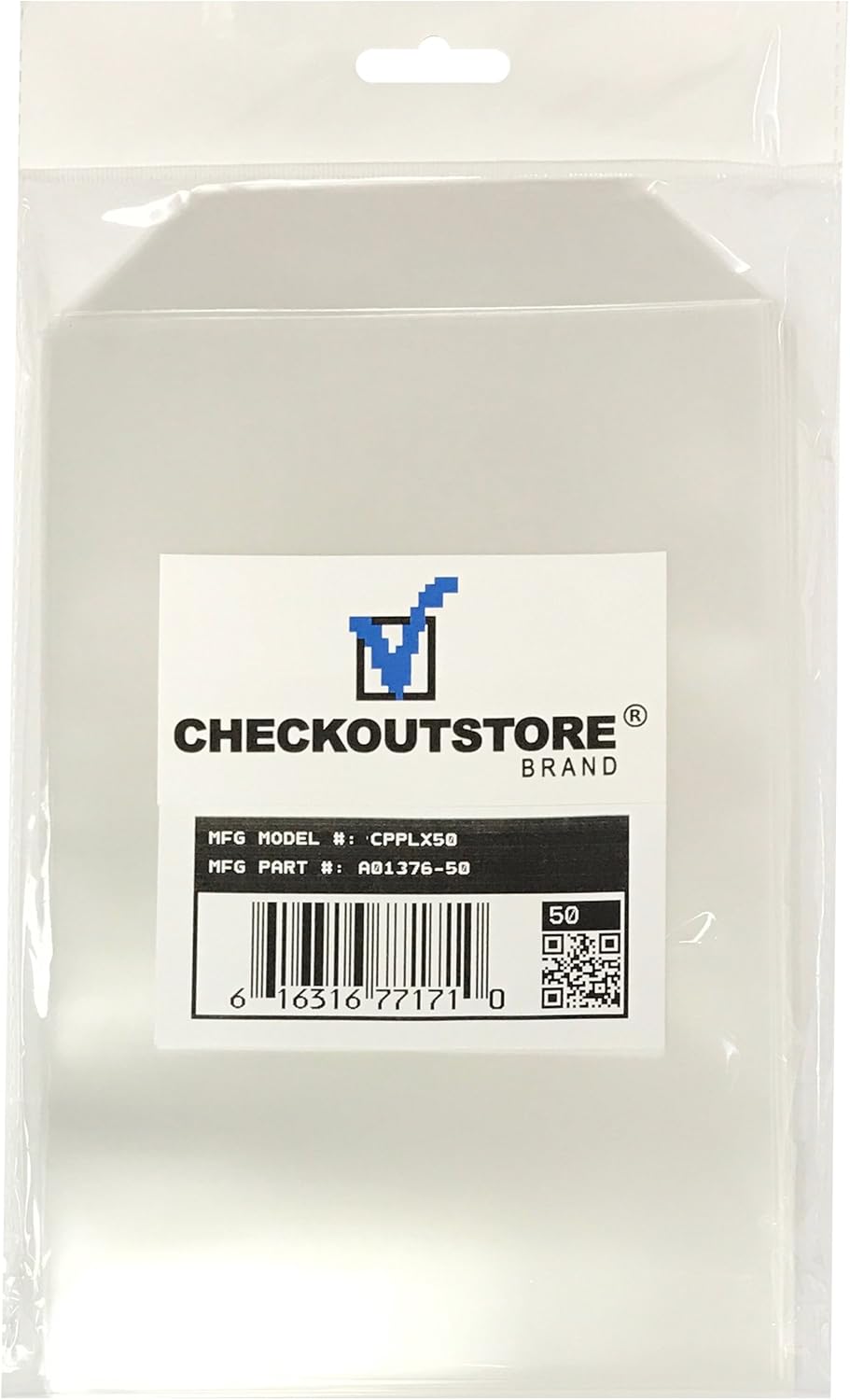 CheckOutStore Clear Storage Pockets (5 5/8 x 8 1/2) - Ideal for Organizing Stamps, Dies, and Craft Supplies (Pack of 200)