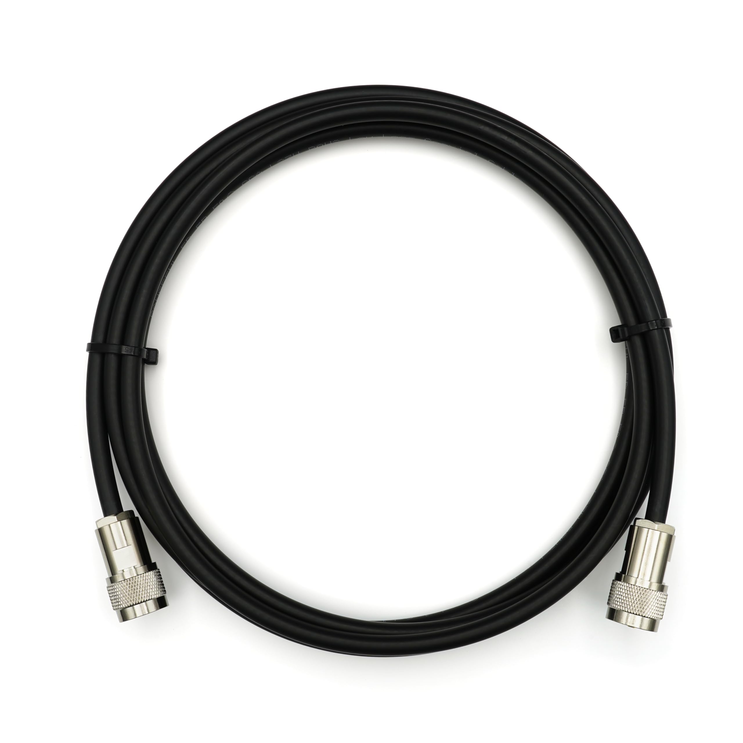 15m PL259 UHF Koaxialkabel — Wetterfestes 5D-FB Verlustarmes Ø7.5mm Verlängerungskabel mit PL-259 Stecker — PL Antennenkabel für CB Funk HAM Funkgerät SWR Antennen Amateurfunk