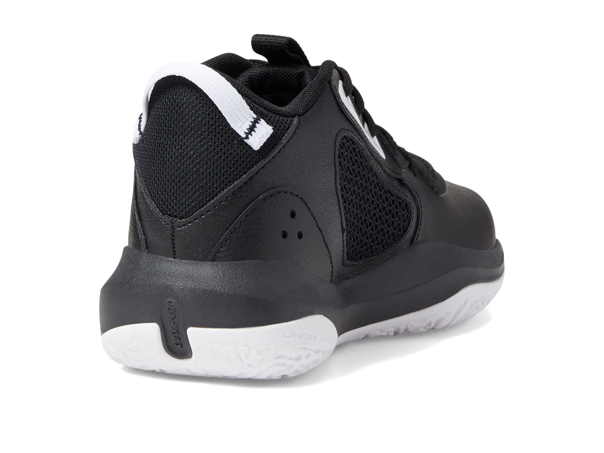 Under Armour Zapatillas de Baloncesto Unisex Grade School UA Lockdown 6 Court Performancence, Color Negro, Talla 38 EU, Negro, 38 EU