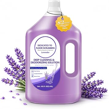 Floor Cleaning Solution Compatible with Tineco 82 FL OZ Lavender Floor Cleaner Rich, Long-lasting Fragrance, For All Cordless Wet/Dry Vacuum Mop Cleaner & Robot Vacuums with Mopping