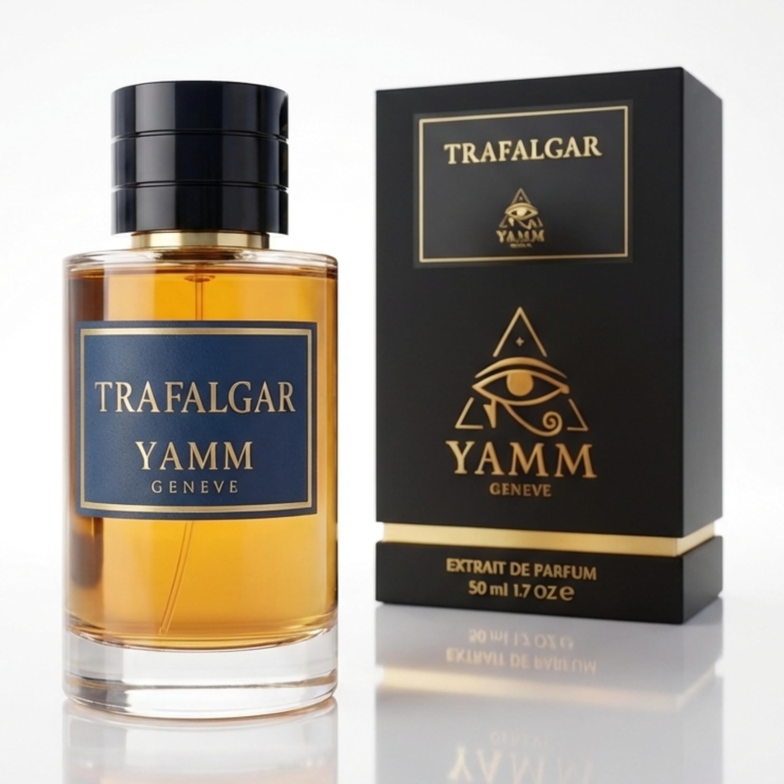 Trafalgar | Extrait de Parfum 50 ml | Unisex Parfum für Damen & Herren | Himbeere, Schwarze Johannisbeere & Moschus | Fruchtig, Süß & Holzig | Luxuriöse Langzeitwirkung