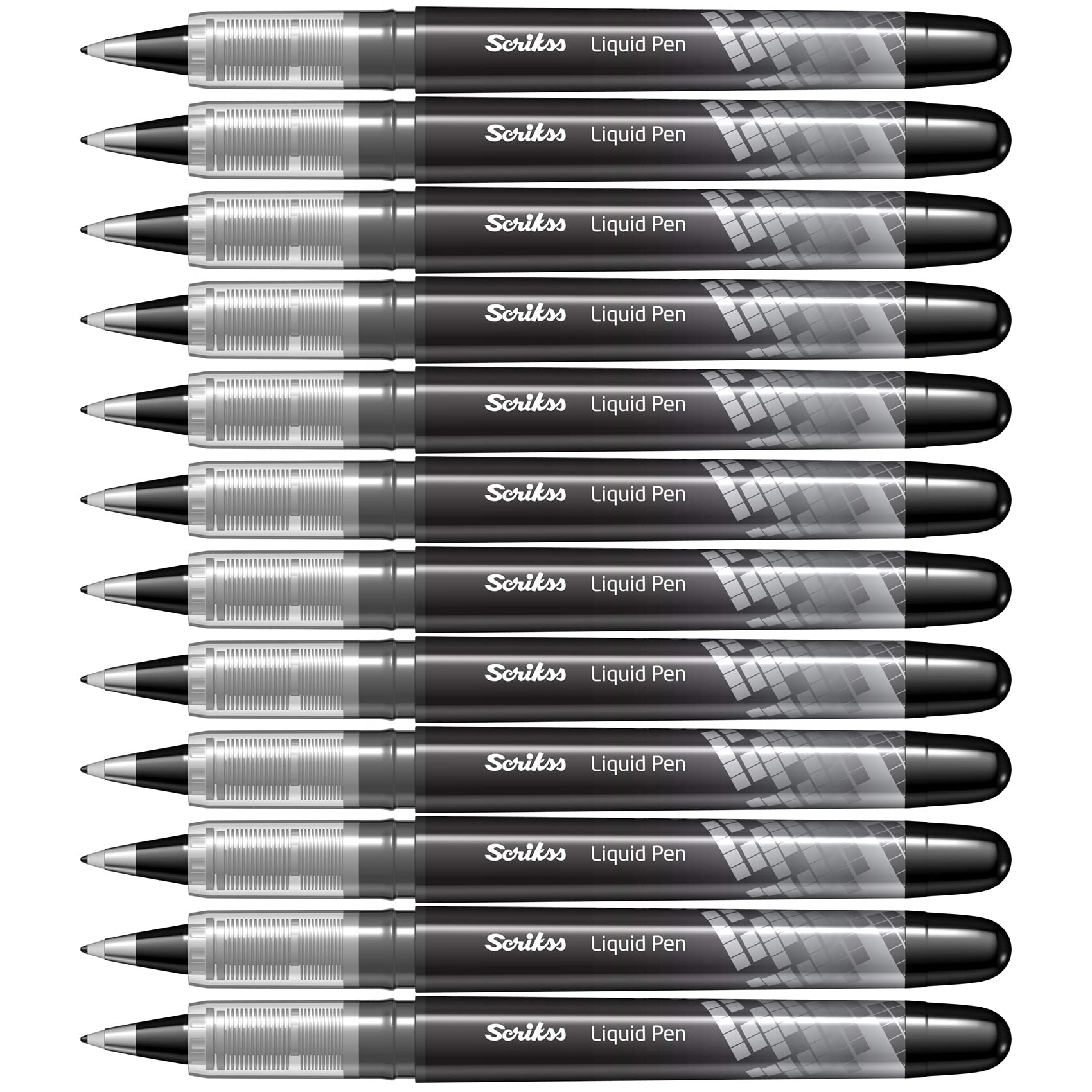 Scrikss Office Lp68 Likid Kalem 12'li Ambalaj Siyah 0.7 Mm