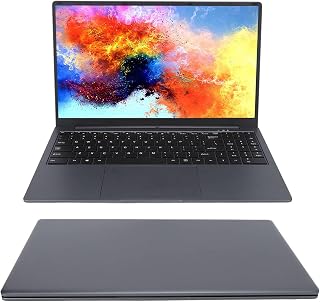 Laptop 15.6, Laptop 12GB LPDDR4 Retroiluminado por LED 1920x1080 N5095 para Escritório (12+128G Plugue UE)