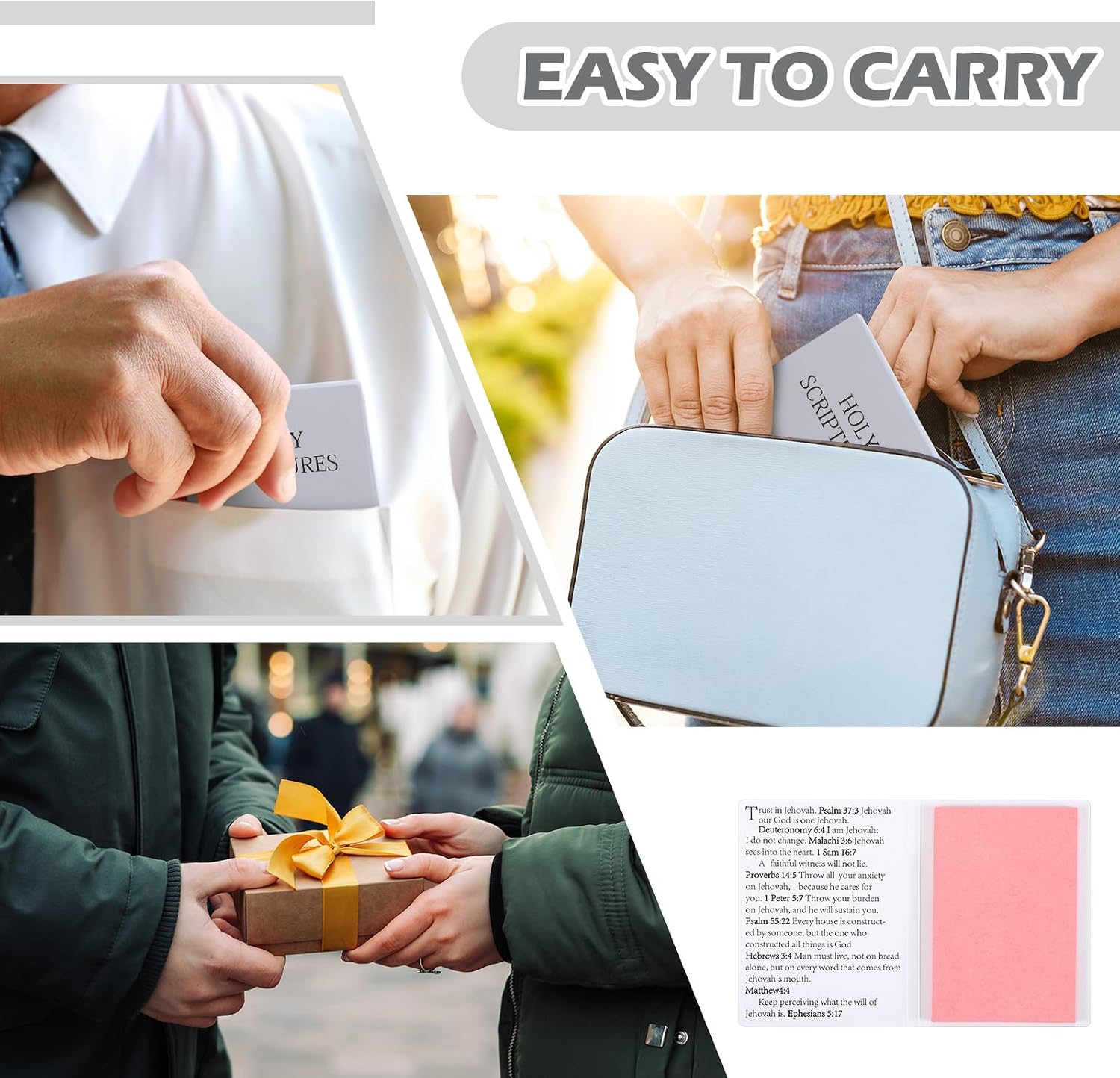 Motiskyy 48 Pcs Jehovah Witness Gifts Jehovah Bible Sticky Notes Ministry Supplies Christian Sticky Notes for Ministry Convention Service Study