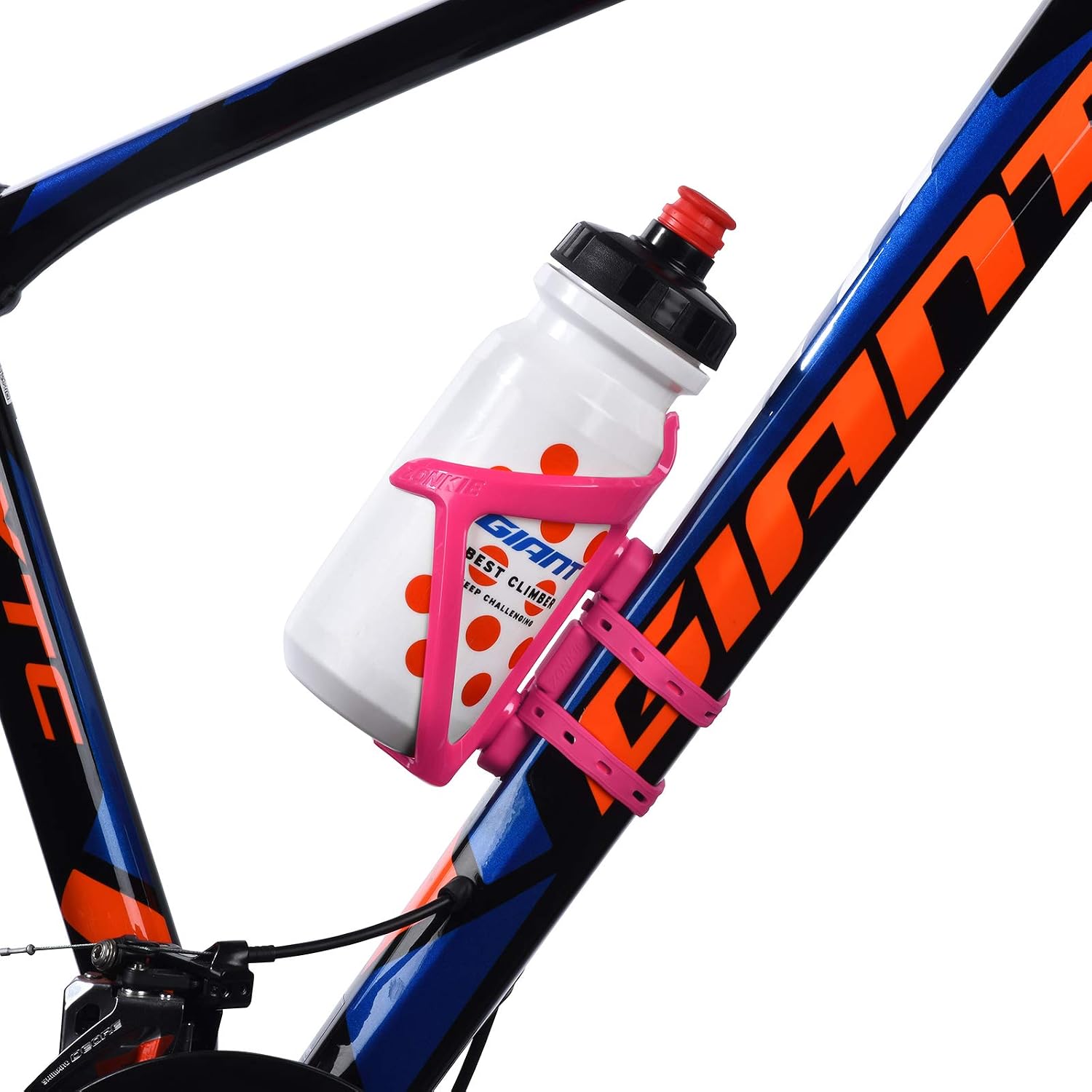 Bike Bottle Cage Mounting Base, Cup Mounting Base for Many Kinds Bikes, Fits Most Stroller Drink Holder, Silicone Material, Many Colors are Available.