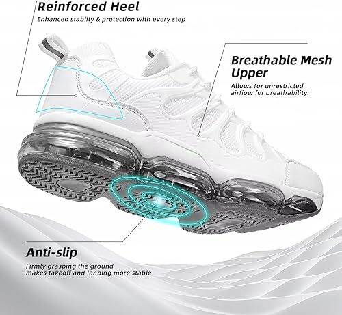 Miniatura 4 de Zapatos deportivos para caminar para hombre, tenis de moda, informales, antideslizantes, transpirables, para deportes y gimnasio