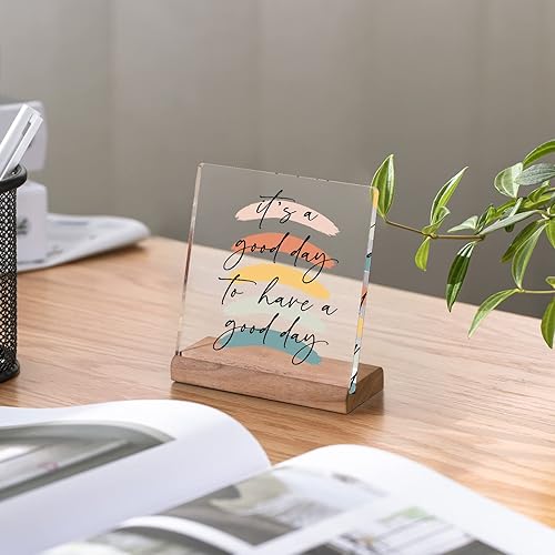 Miniatura 4 de Decoraciones de escritorio para mujer, decoración de escritorio de oficina para mujer, decoración motivacional de escritorio de trabajo, es un buen