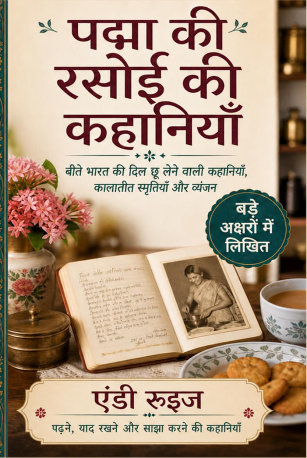 पद्मा की रसोई की कहानियाँ: व्यंजनों और घर लौटने की एक बैंगलोर कहानी | बुज़ुर्गों के लिए बड़े अक्षरों वाला उपन्यास | कर्नाटक के असली व्यंजनों के साथ कोमल पठन