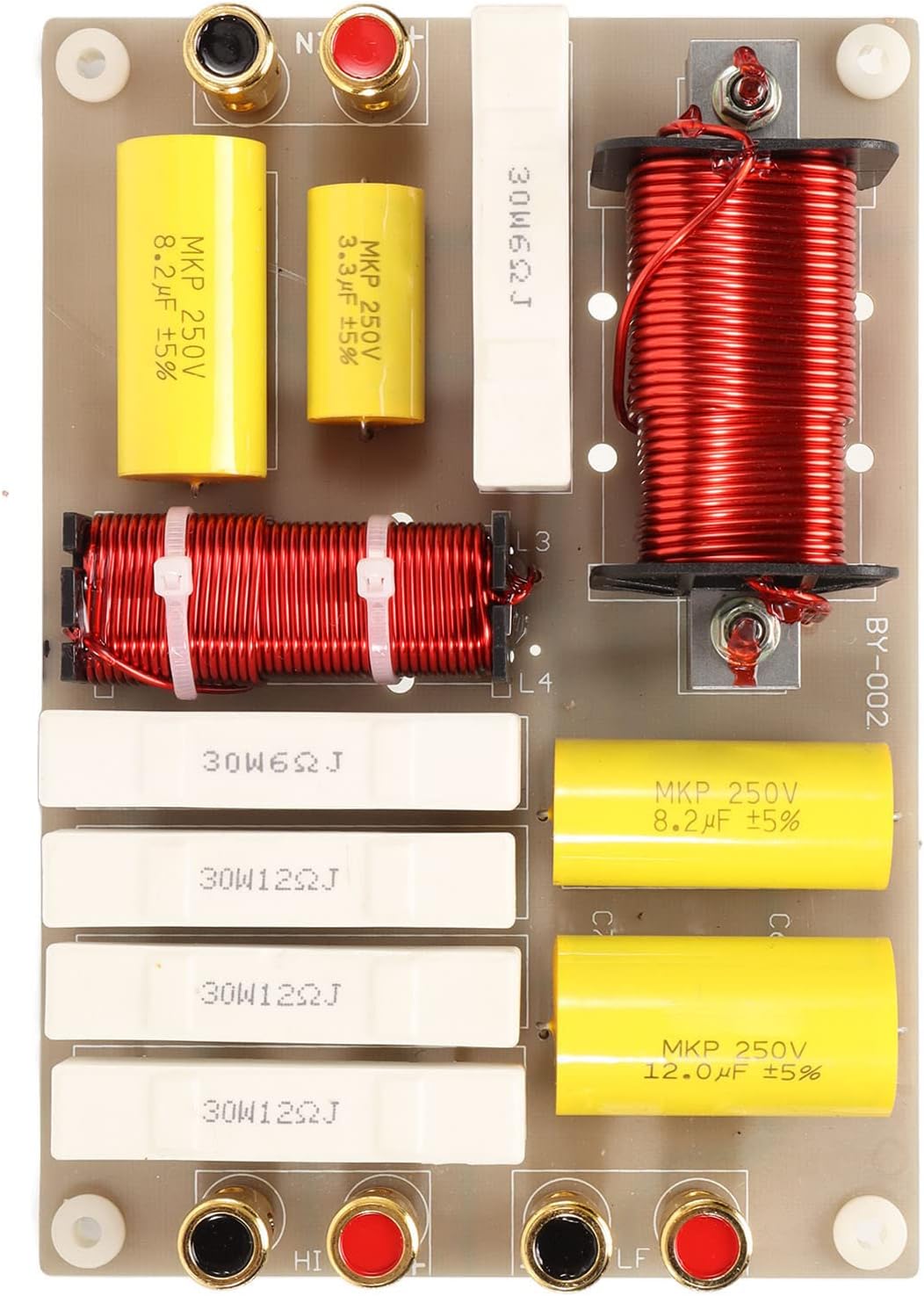 2 Way Speaker Crossover, 8Ω 800W Professional High Power Speaker Frequency Divider for Professional Stage Speakers for Professional Home Use
